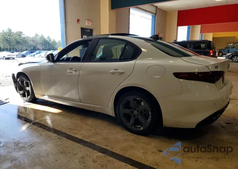 2017 Alfa Romeo Giulia Q4 from USA, damaged, VIN ZARFAEDN1H7546762